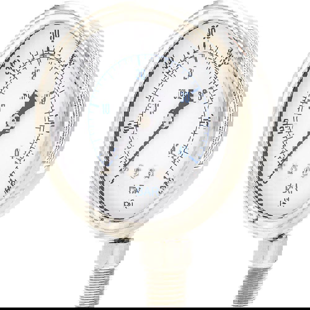 Pressure Gauges; Gauge Type: Industrial Pressure Gauges ; Scale Type: Dual ; Accuracy (%): 2-1-2% ; Dial Type: Analog ; Thread Type: 1/4